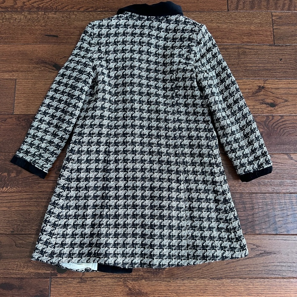 Patachou Black Tweed Coat Girls in Sz 12 - Picture 2 of 7